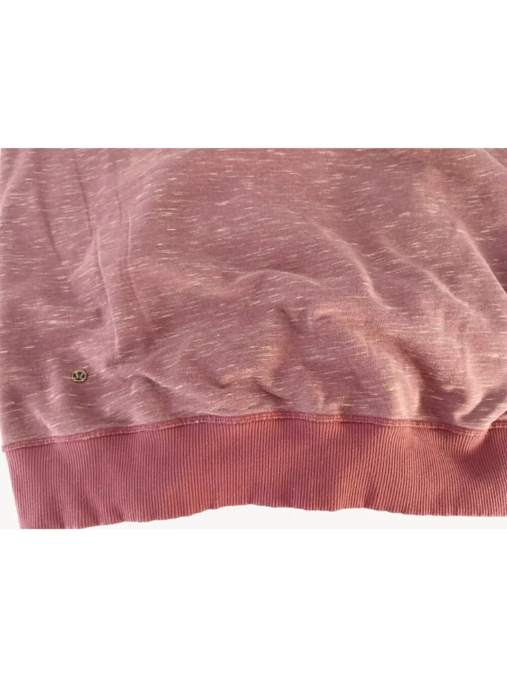 Lululemon Womens Burgundy Hoodie Om Roam Size 8 Heathered Berry Side Zippers - Picture 10 of 16